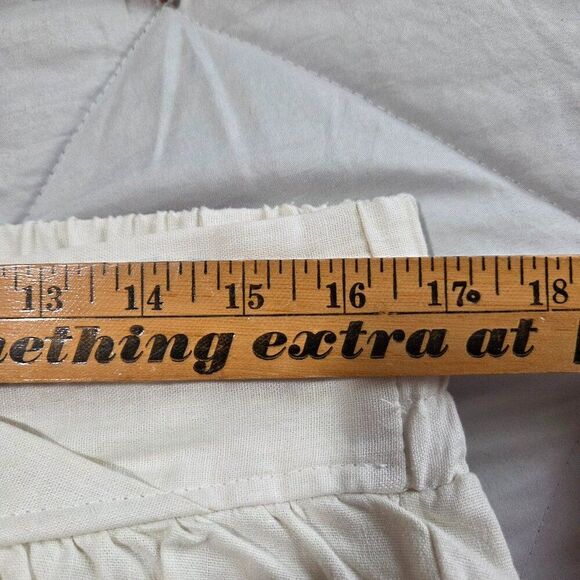 NEVER WORN BAN JARA CREAM LINEN BLEND JOGGER BOHO PANTS SIZE M - Picture 14 of 16
